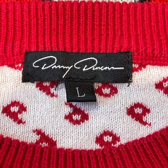 Danny Duncan Fair Isle Ugly Christmas Sweater Size Large - Picture 2 of 3